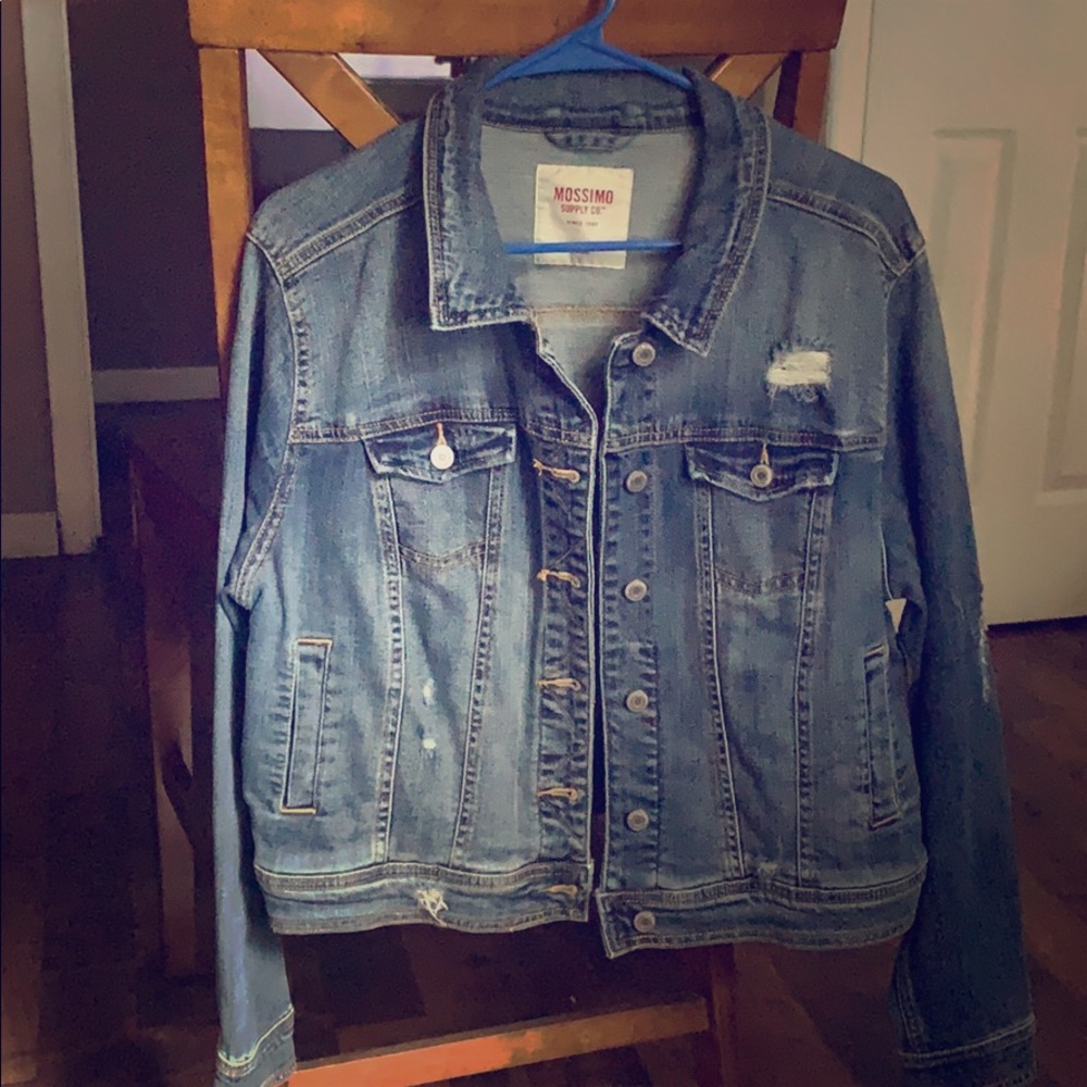 Distressed Jean Jacket
